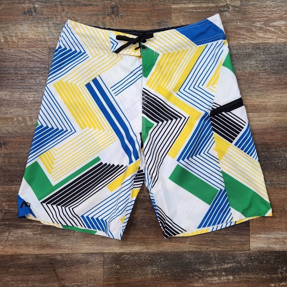 Analog Swim Trunks board Shorts unlined surf shorts men's size 34